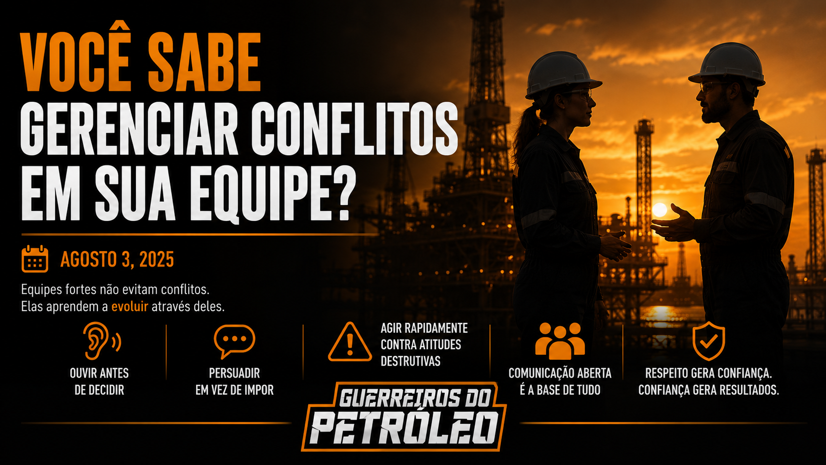 VOCÊ SABE GERENCIAR CONFLITOS EM SUA EQUIPE?