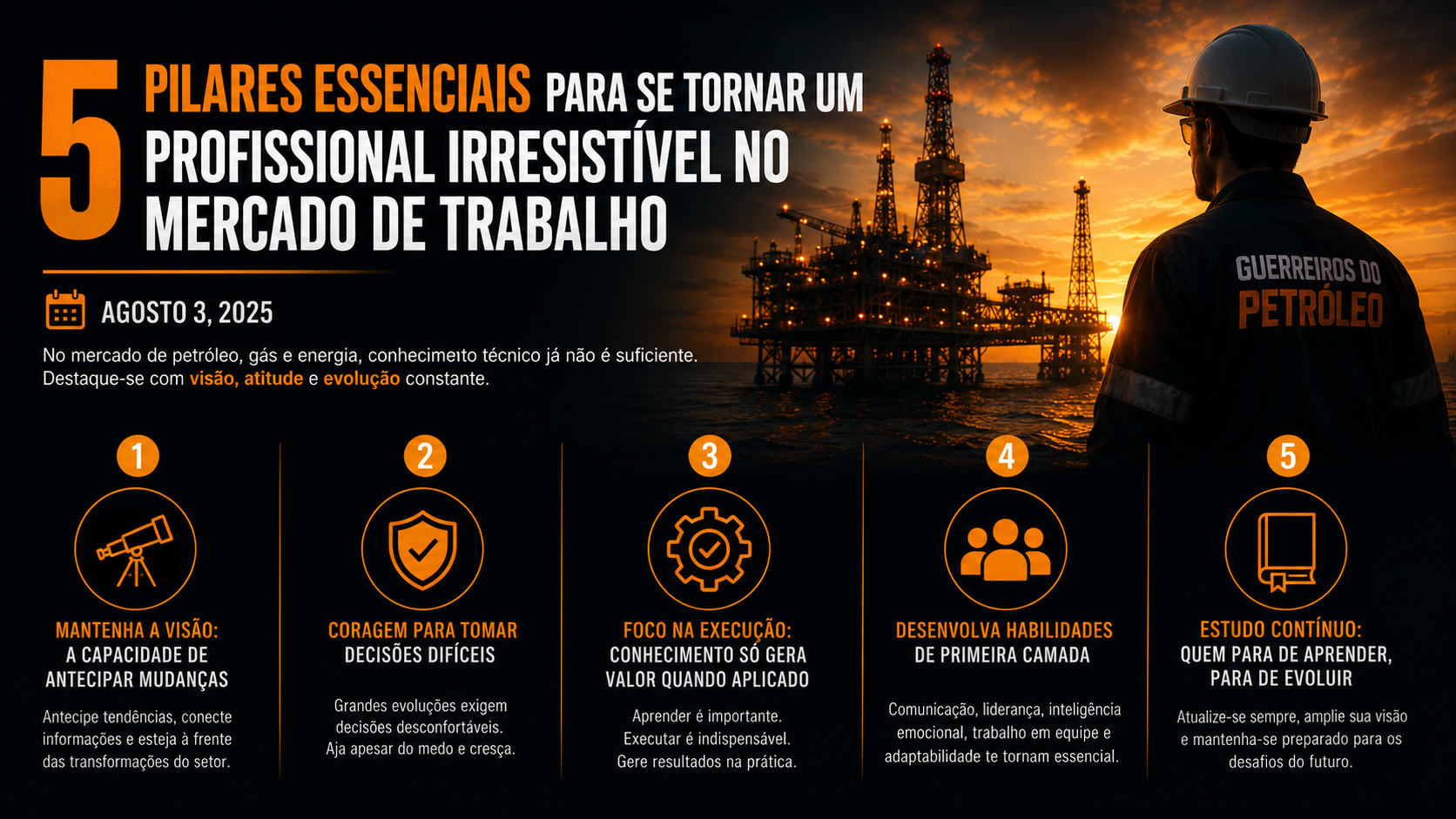 5 PILARES ESSENCIAIS PARA SE TORNAR UM PROFISSIONAL IRRESISTÍVEL NO MERCADO DE TRABALHO