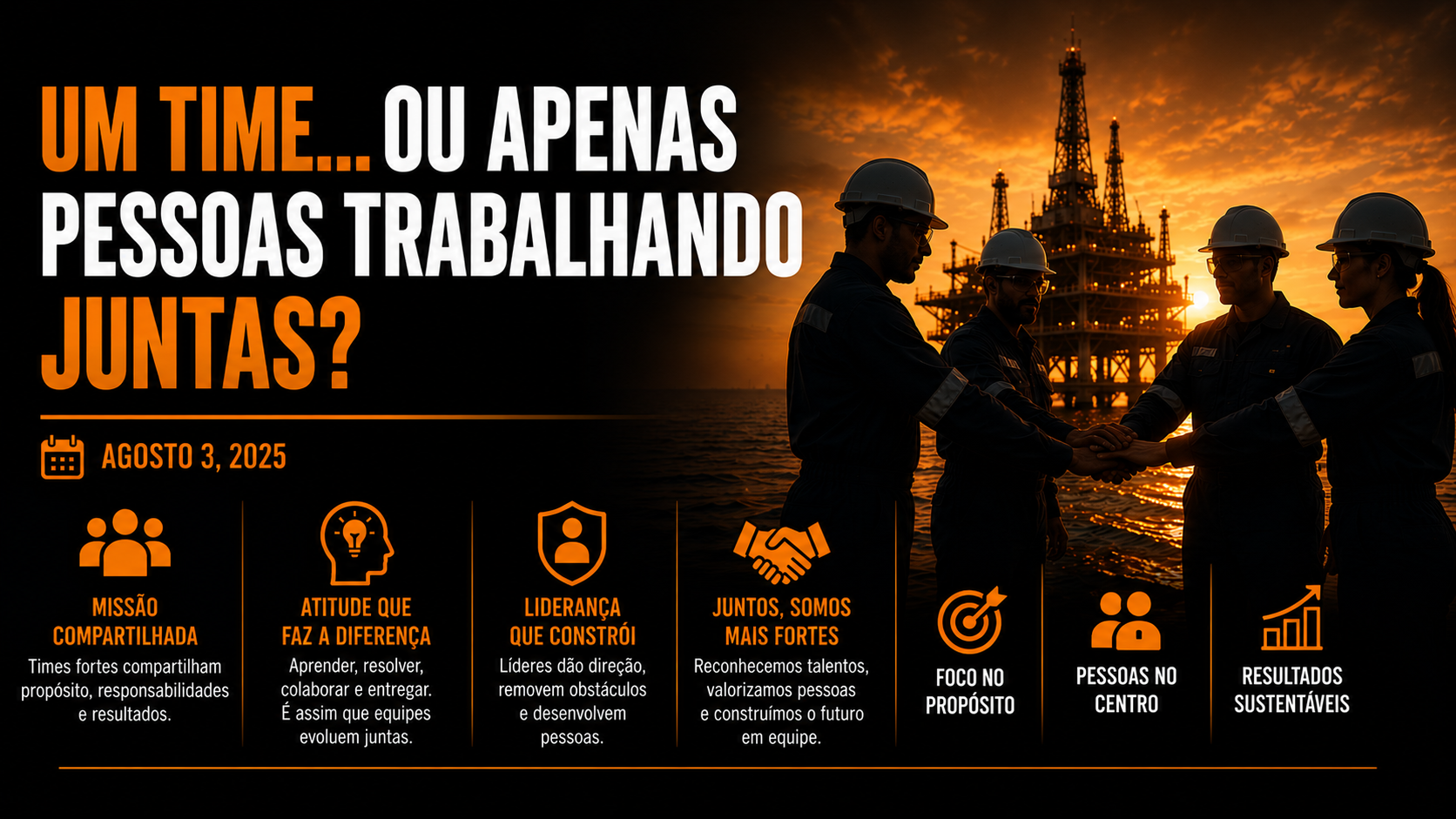 UM TIME… OU APENAS PESSOAS TRABALHANDO JUNTAS?